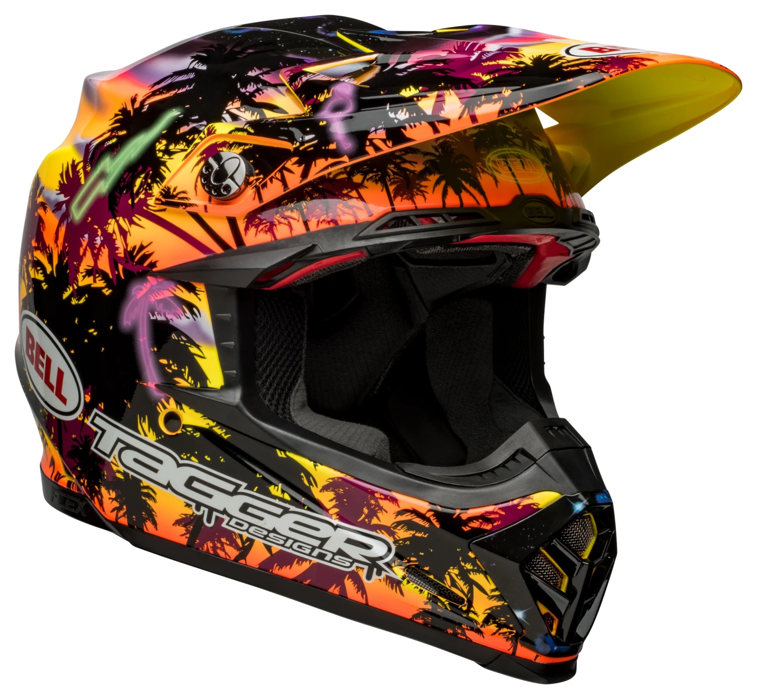 Brand new ❤️ Bell Moto-9S Flex Tagger Tropical Helmet 👍 - Image 4